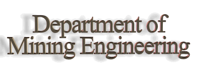 Department Of Mining Engineering